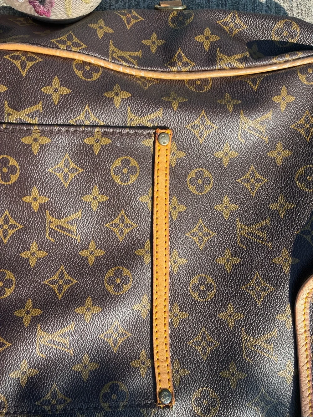 Louis Vuitton Brown Monogram Travel Garment Bag